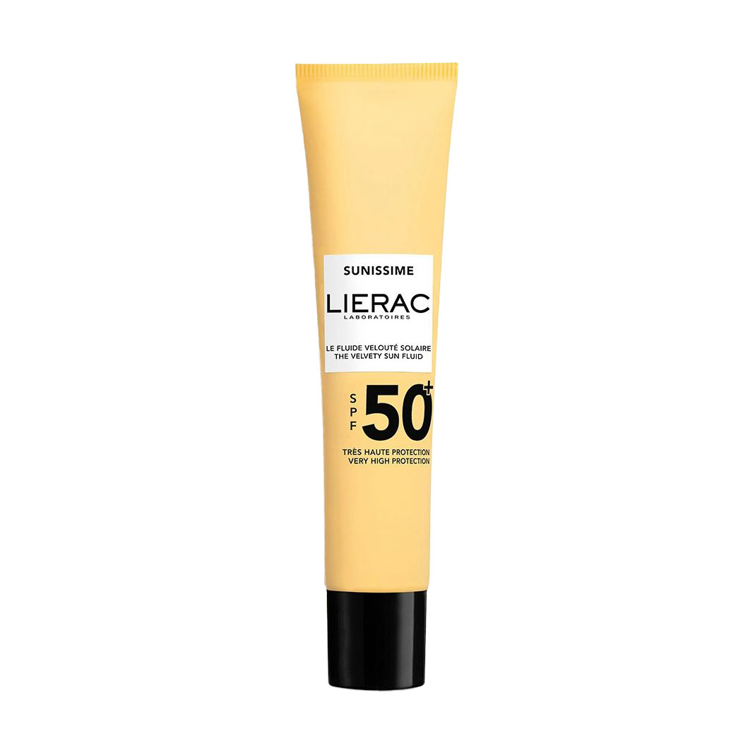 Уцінка! Сонцезахисний флюїд для обличчя Lierac Sunissime The Velvety Sun Fluid SPF 50+, 40 мл